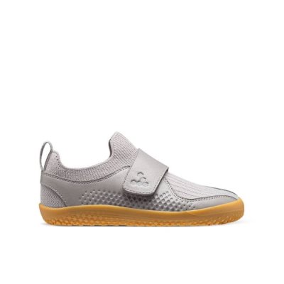 Vivobarefoot Primus Knit II - Lasten Koulukengät Harmaat - QSP576108